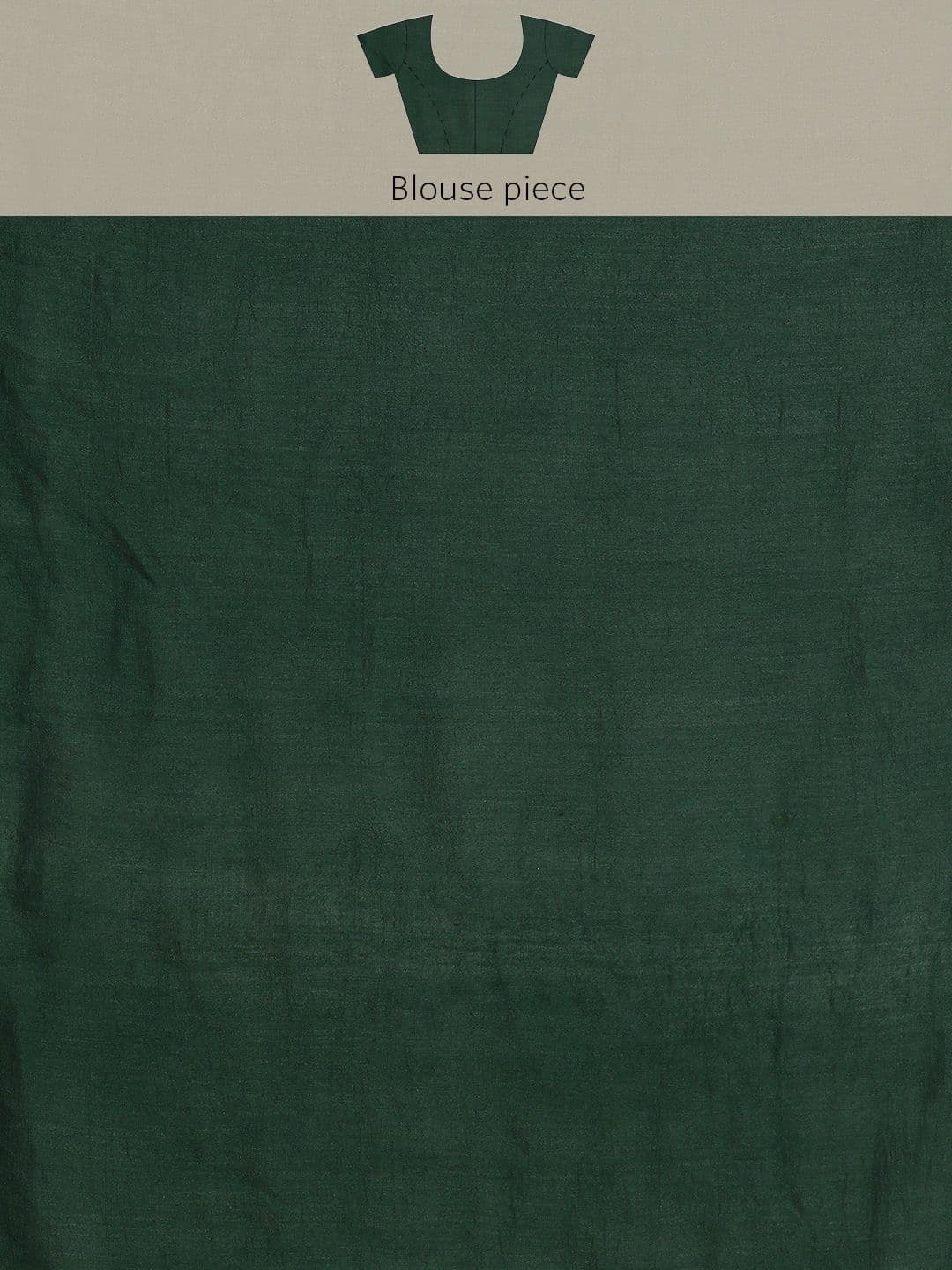 Floral Embroidered Saree Green view 7
